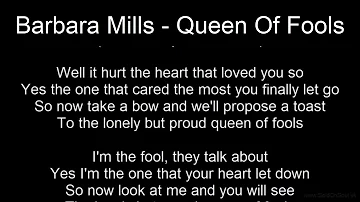 Northern Soul - Barbara Mills – Queen Of Fools - With Lyrics