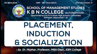Placement, Induction & Socialization | Human Resource Management
