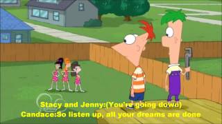 Phineas and Ferb-You're Going Down Extended Music Video with Lyrics