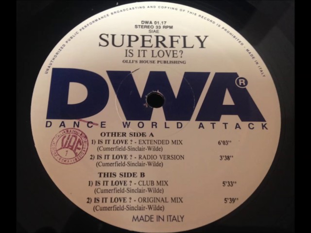 Superfly - Is It Love? class=