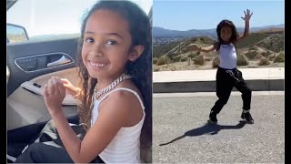 Chris Brown Daughter Does The Go Crazy Challenge