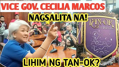 VICE GOV. CECILIA MARCOS : MAY IBINUNYAG; ANG LIHI...