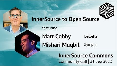 InnerSource to Open Source - taking the next step