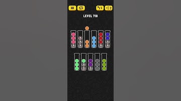 Ball Sort - Color Puzzle Game - Level 710 - Walkthrough SOLVED by RobotPlayer AI!!!