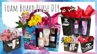 DesignerInspired Mother's Day DIY Purse  Foam Board Craft, Holds Flowers/Gifts