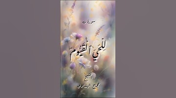 سورة طه ـ الأية ( 111) ـ بصوت القارئ الشيخ #حجاج_الهنداوي
