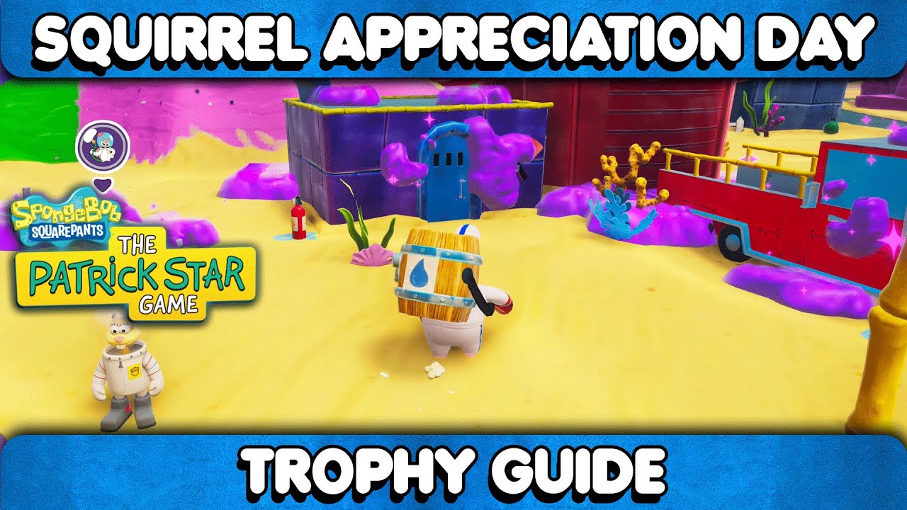 The Patrick Star Game Squirrel Appreciation Day Trophyachievement 