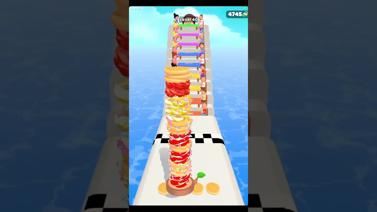 Pancake Run Level 40 🥞 - Gameplay - CaroGamesNL