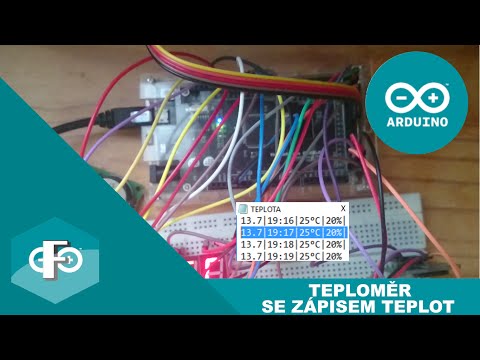 Arduino Projekt: Teploměr s automatickým zápisem teplot | Česky (FilipProjects)