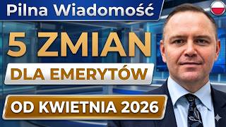 🚨 PILNE! 11 KWIETNIA 2026: ZUS ujawnia 5 KLUCZOWYCH zmian dla emerytów – Sprawdź, co już obowiązuje!