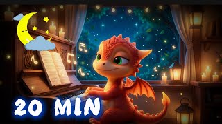 20 Minutes of Gentle Piano | Sleep Music for Babies &amp; Toddlers (The Little Dragon)