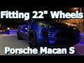 22" Wheels on a Porsche Macan S