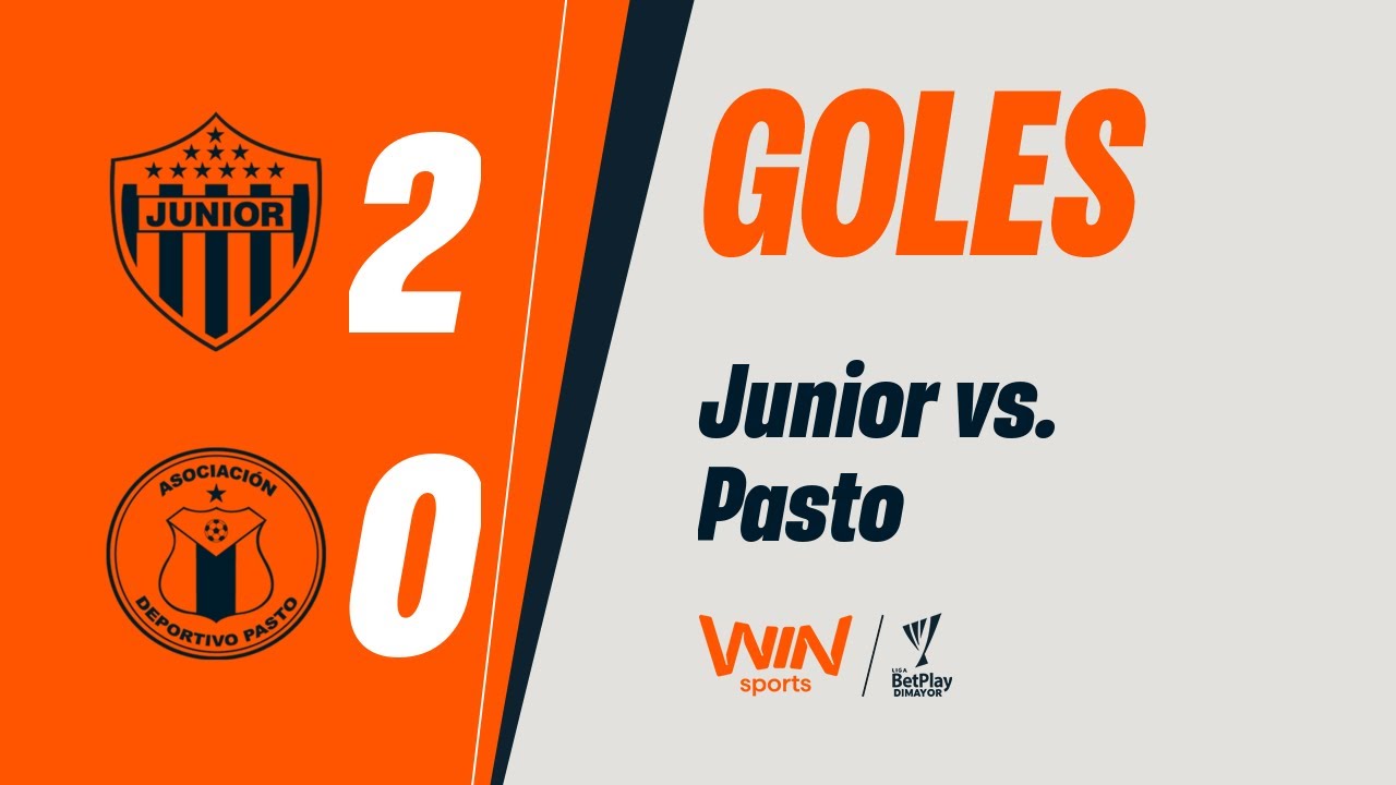 Junior vs. Pasto (goles) | Liga BetPlay Dimayor 2025-2 | Fecha 13