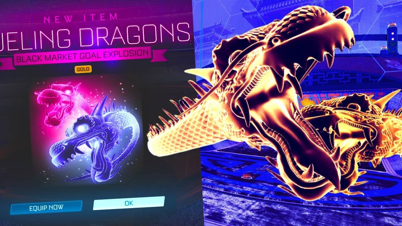 *NEW* GOLD DUELING DRAGONS IN THE ITEM SHOP!! IS IT WORTH IT?!?! - YouTube