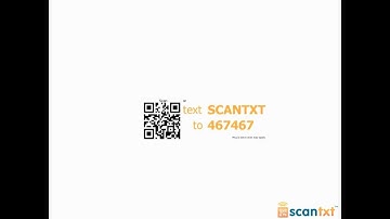 ScanTxt QR code & text message mobile marketing
