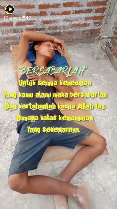 Story WA sedih pekerja proyek