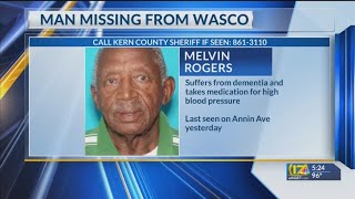 KCSO searching for elderly at-risk man from Wasco