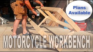 How to Make a Motorcycle Workbench / DIY Motorcycle Lift
