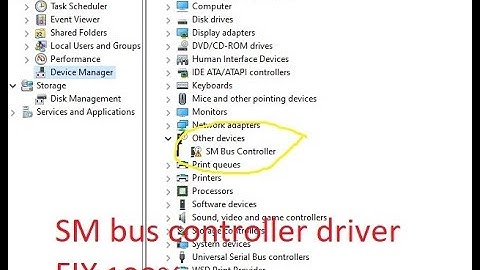 sm bus controller driver problem FIX in windows 10 100%WORK