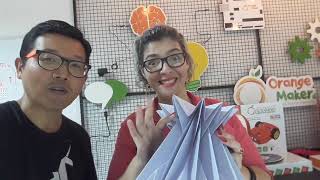 Oficina De Luminárias De Origami Na Orangemaker.com.br