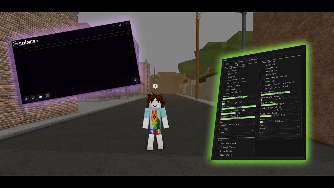 RAIDING WITH THE *BEST* DA HOOD SILENT AIM SCRIPT/HACK (STARS USE🌟 ...