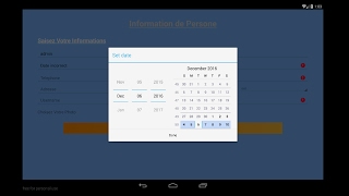 Android Tutorial - Part3 How to create calendar and save date in database sqlite 8- calendar sqlite