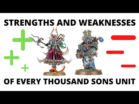 Three Strong Thousand Sons Army Lists - Tournament Rosters for Warhammer 40k  