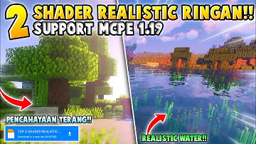 Awesome | Top 2 Best Shaders MCPE 1.19 & 1.18 Realistic, Lightweight, No Lag #rtx #shaders