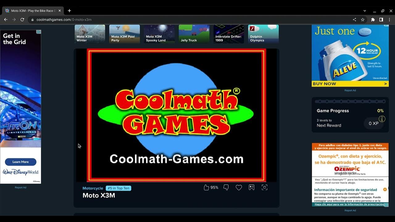 Moto X3M (cool math games) YouTube
