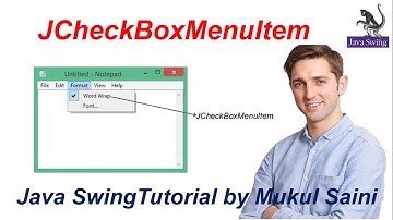#38 Java Swing Tutorial | JCheckBoxMenuItem in java