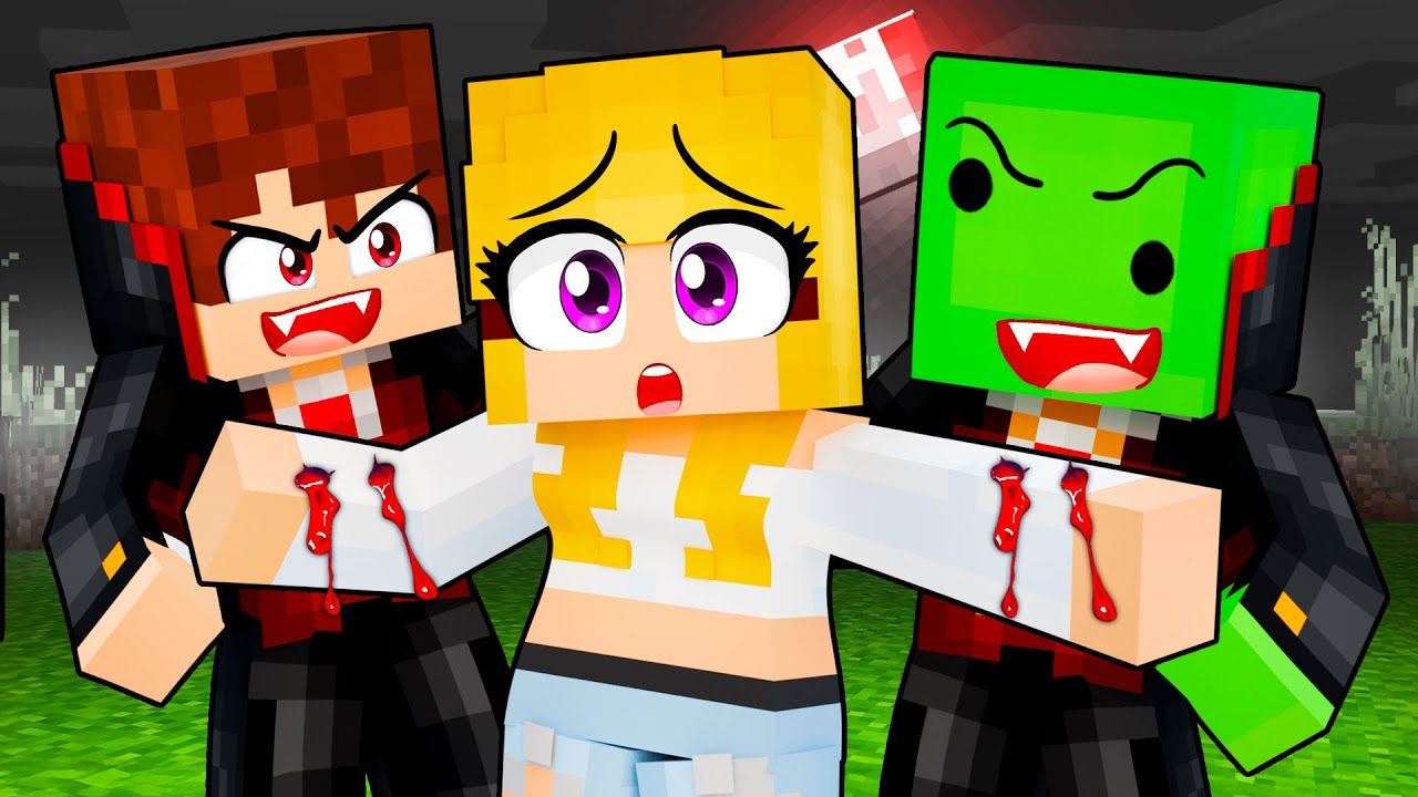 ZOSTALIŚMY WAMPIRAMI i GRYZIEMY PRZYJACIÓŁ w Minecraft!