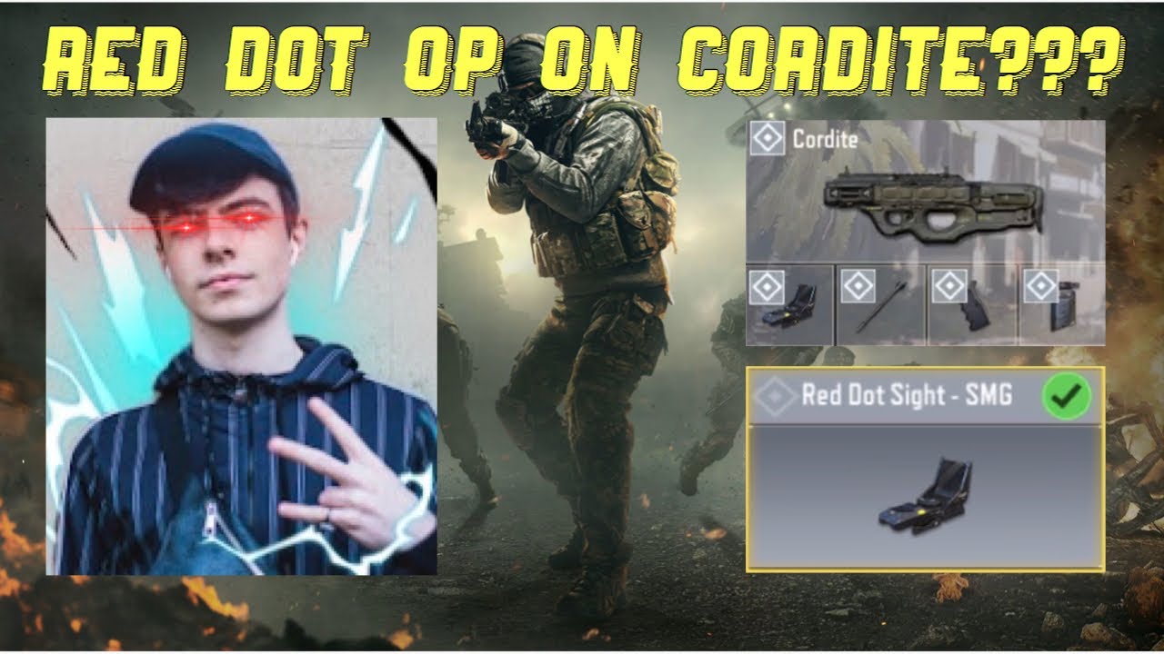 Call of Duty Mobile: RED DOT ON THE CORDITE IS OP??? - YouTube