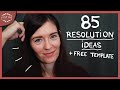 My new year's resolutions... and yours :) ǀ 85 resolution ideas ǀ Justine Leconte
