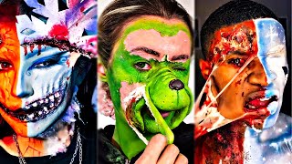 Christmas Removal of Special Effects (SFX) Makeup vs No Makeup screenshot 1
