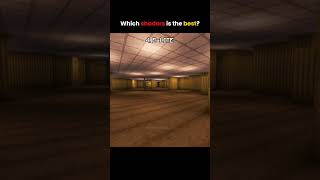 Shaders in the backrooms... #minecraft #shorts