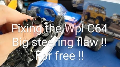 how to fix Wpl,s big steering flaw , For Free !! 😁