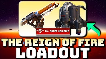 THIS IS THE BEST FLAMETHROWER & HOVER PACK LOADOUT FOR MAX DIFFICULTY - HELLDIVERS 2 BUILD GUIDE