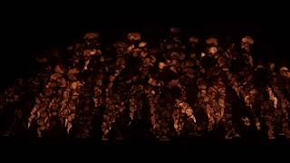 Pyro trail explosion in houdini.