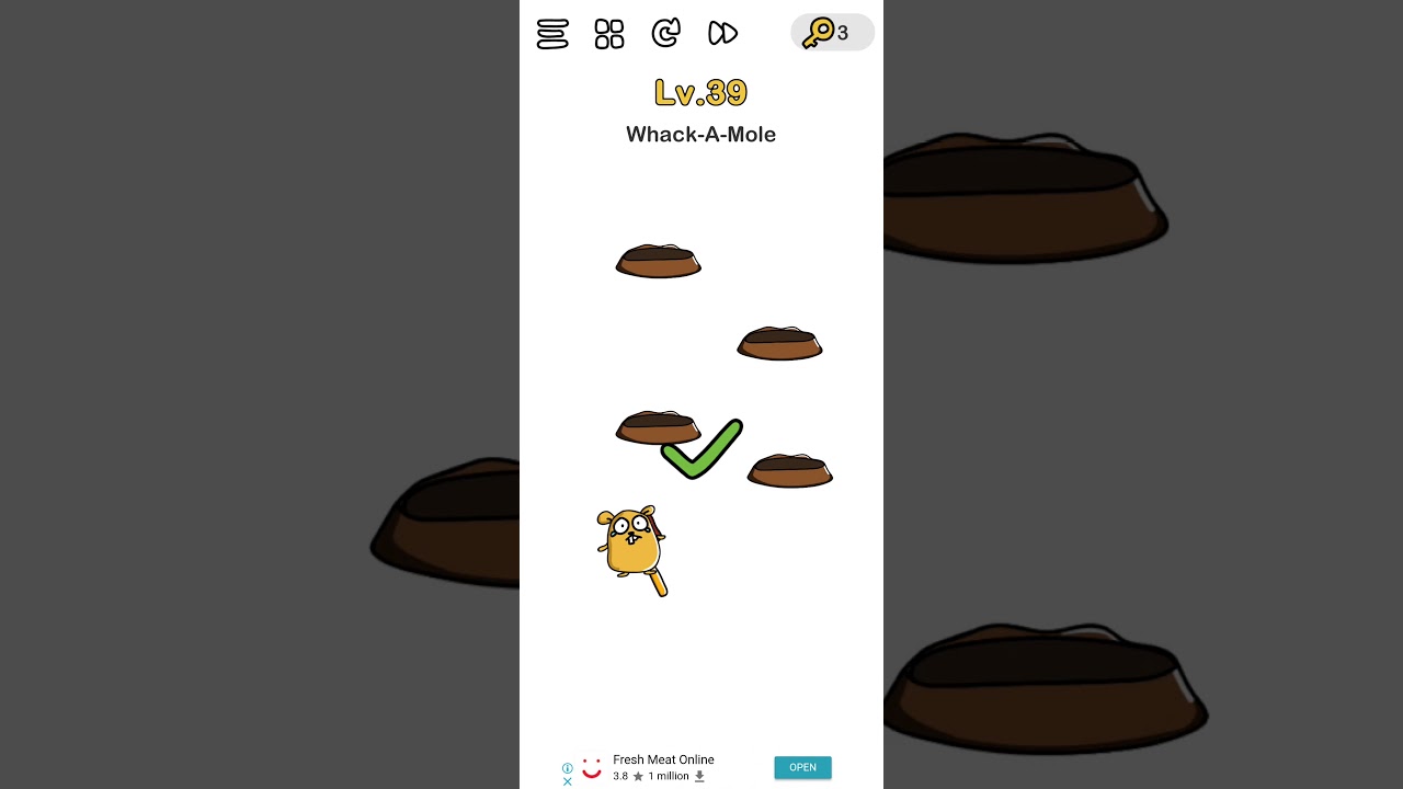 Brain Out level 39 WhackAMole YouTube Brain Out level 39 WhackAMole YouTube