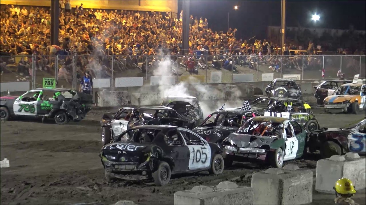 impact motorsports grand rapids michigan 2017 LINDSAY EX DEMO DERBY MINI FEATURE 2