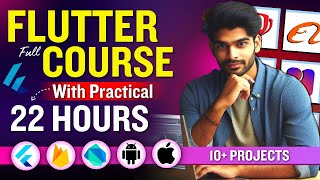 Flutter Full Course For Beginners with Projects (22 Hours) | Learn Flutter App Development Tutorial screenshot 4