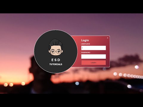 Java Swing Tutorial - Material Login Form Design