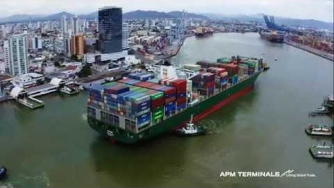New turning basin at the Itajaí Port Complex