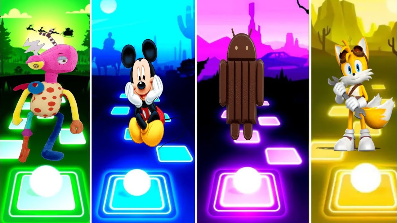 Zooble🆚Mickey Mouse🆚The Android KitKat Challenge🆚Crazy Tails💫Who is ...