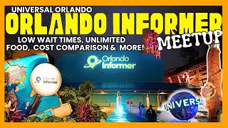 Universal Orlando Informer Meetup - Theme Park Hack Low Wait Times, Unlimited Food, Cost Comparison Noticias