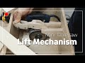 Mini Table Saw part.1(Lift Mechanism) 홈메이드 A/S 용 미니테이블쏘 (올림 내림장치  만들기)