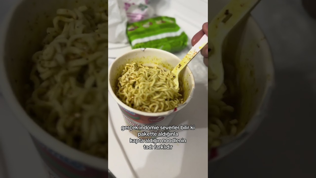 yoksa bir bana mı farklı geliyor #indomie #noodle #noodlesrecipe #noodles #viral