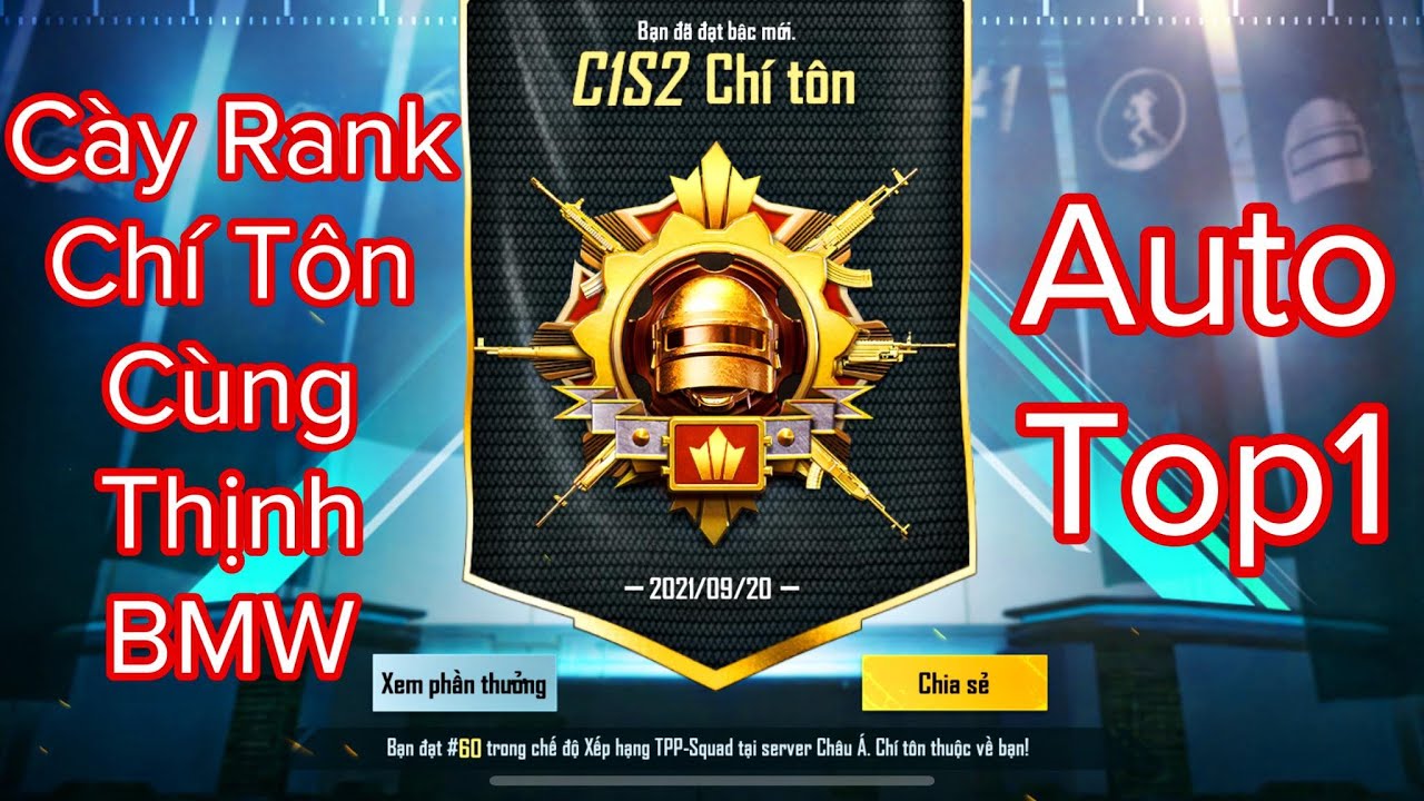 PUBG MOBILE | Cày Rank Chí Tôn C1S2 Có Căng Thẳng ? | Auto Matching Cùng Người Lạ (Mic All)