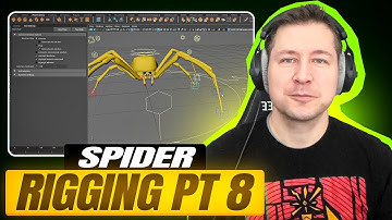 Intro to Rigging in Maya | Spider Rigging Part 8: Skinning Rig CleanUp