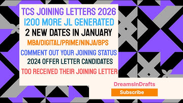 TCS Jan Joining Update|Mass Date|MBA pending|Share Status|Stay Subscribed #tcs